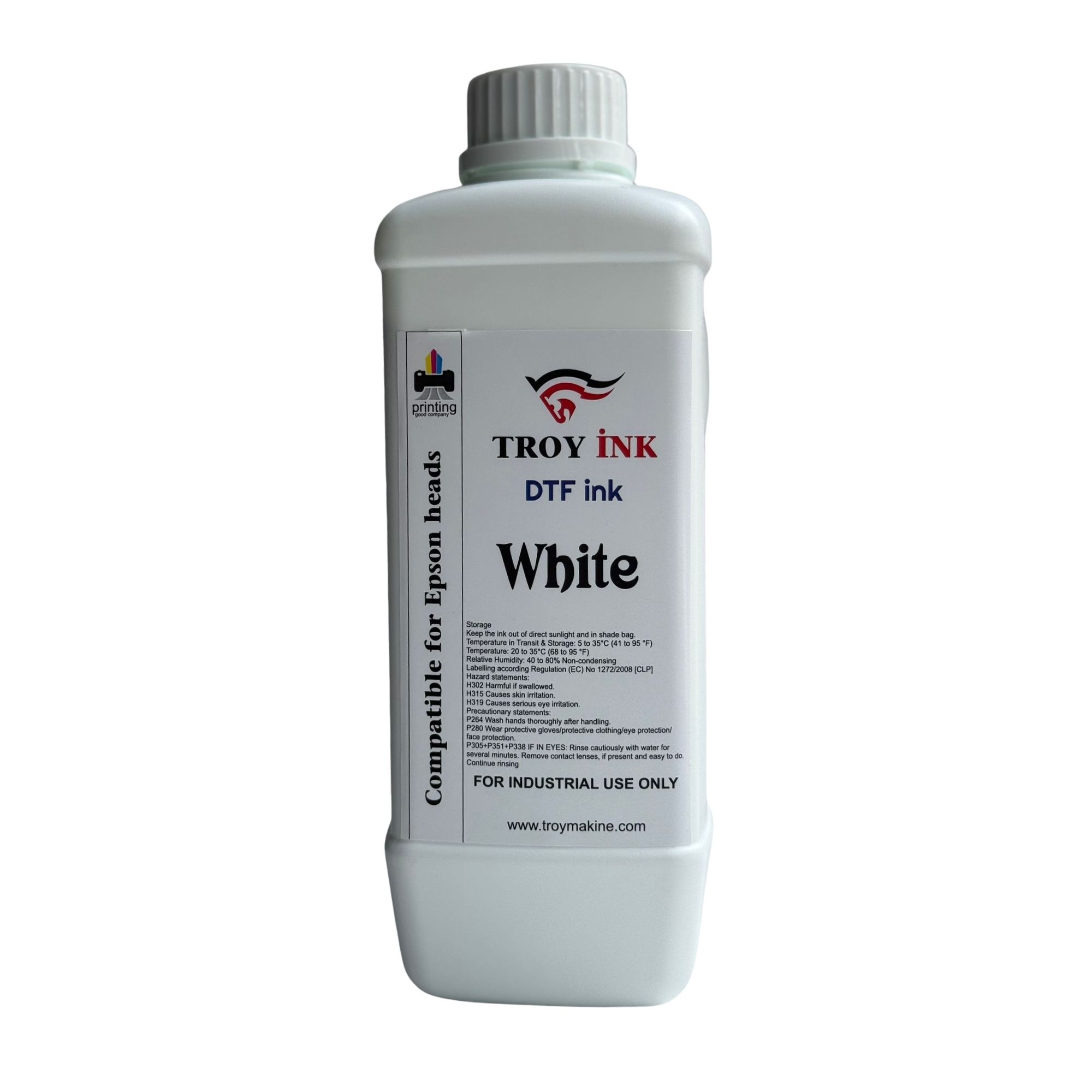 DTF Tekstil Baskı Mürekkebi Beyaz 1000ml